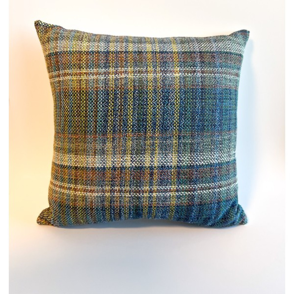 Buntera Home Ekose Desenli Lacivert Kırlent Kılıfı - 44 x 44 cm - Renkli Kırlent / Mobilya Yastığı Fiyatı
