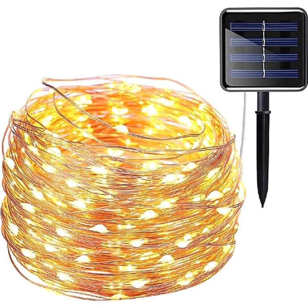 buradanaldım 7 Metre, Güneş Enerjili Peri LED Işık, Solar Bahçe Aydınlatması, Ince Telli LED Işık, Sarı/günışığı Dış Mekan & Bahçe Oyuncakları Fiyatı