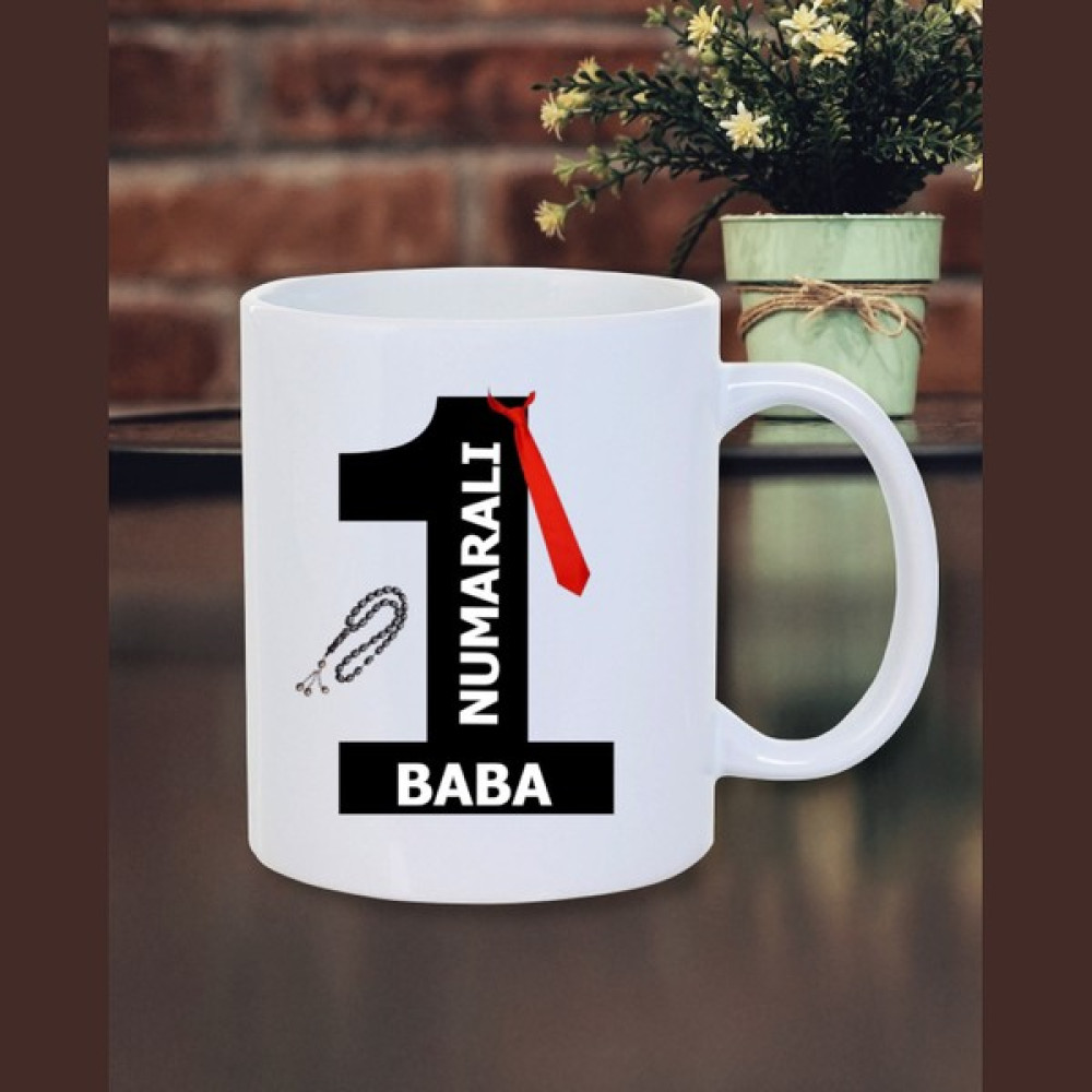 Burak Baskı Tasarım Babalar Günü Hediyesi Bir Numaralı Baba Kupa Bardak- Arkadaş Doğum Günü-Çay Kahve Kupası Fincan / Bardak / Kahve Takımı Fiyatı