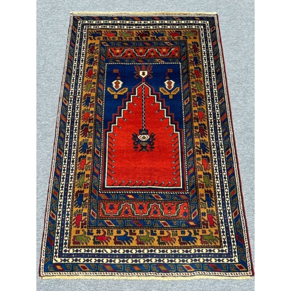 Burak Halı Taşpınar Halısı El Dokuması Çift Kişilik 117 x 184 Seccade Namazlık - Kiremit - 117 x 184 cm Seccade Fiyatı