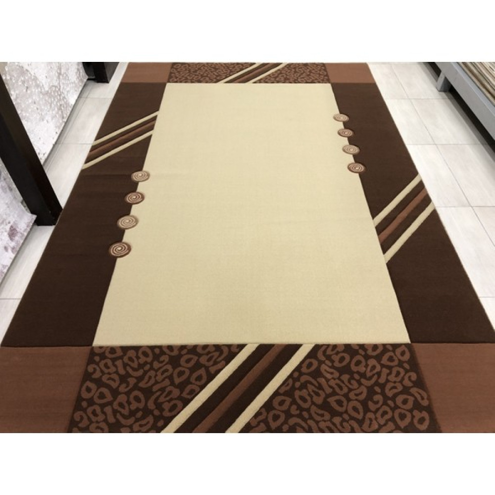Burak Halı Vizyon Carving 9063 Krem Kahve 200X300 Halı 6 M2 ! - 200 x 300 cm - Renkli Salon Halısı Fiyatı