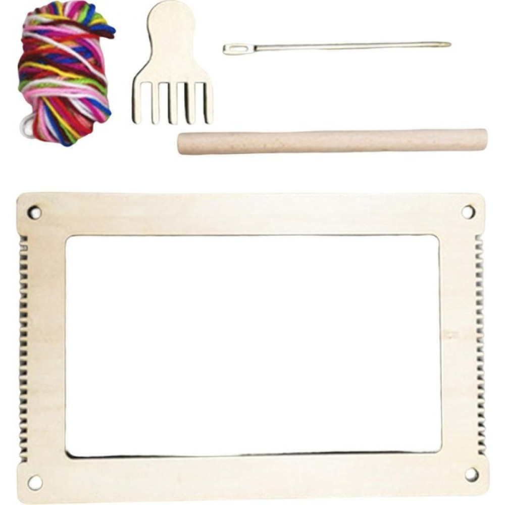 Burake Ahşap Dokuma Tezgahı Crafting Mini Tezgah El Yapımı Dokuma Makinesi Dıy Dikdörtgen M (Yurt Dışından) Oyun & Hobi Fiyatı