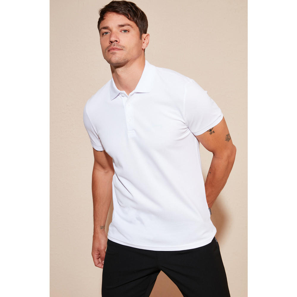 Buratti % 100 Pamuk Regular Fit Düğmeli Polo Yaka T Shirt Erkek Polo Yaka T Shirt 2XL Beden Erkek T-shirt Fiyatı