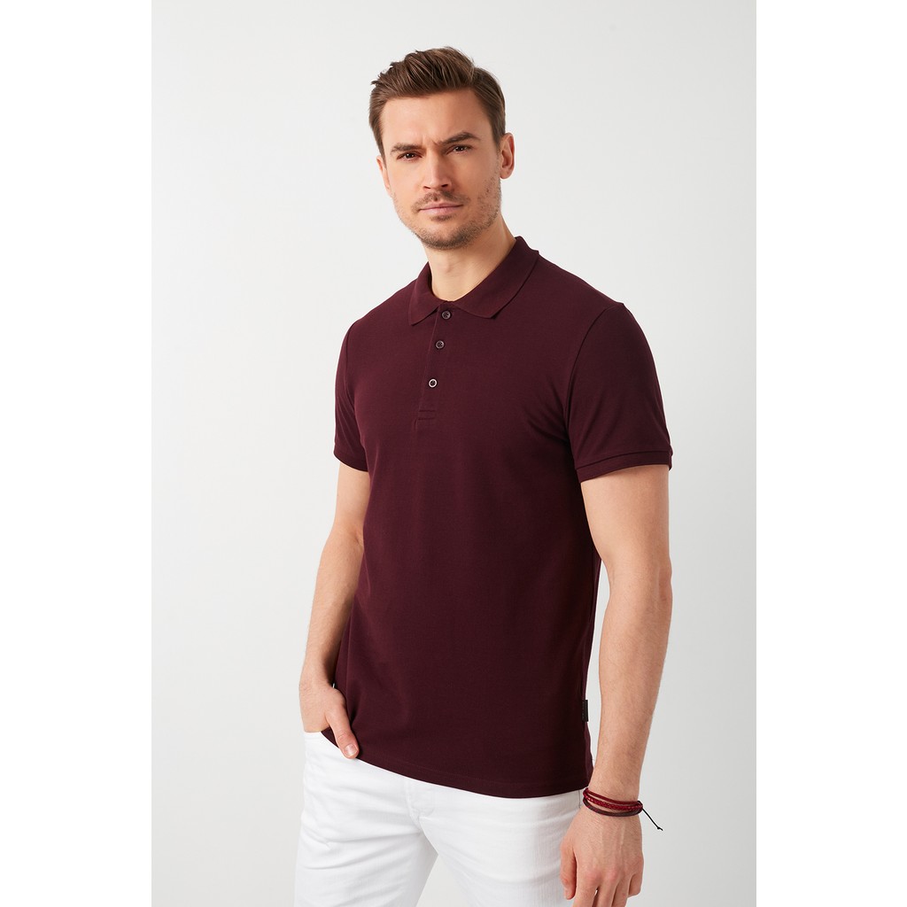 Buratti % 100 Pamuk Regular Fit Düğmeli Polo Yaka T Shirt Erkek Polo Yaka T Shirt S Beden" Erkek T-shirt Fiyatı