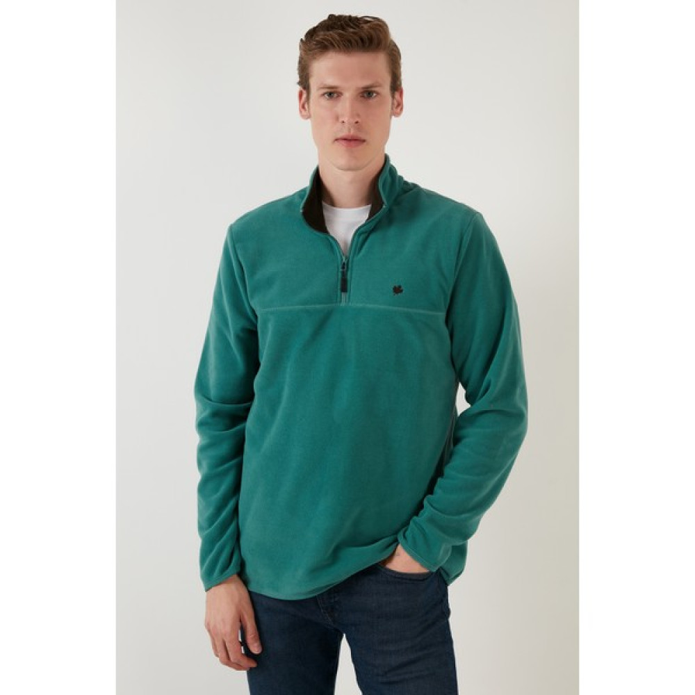 Buratti Fermuarlı Dik Yaka Kışlık Şardonlu Polar Erkek Polar 5906001 Erkek Sweatshirt Fiyatı