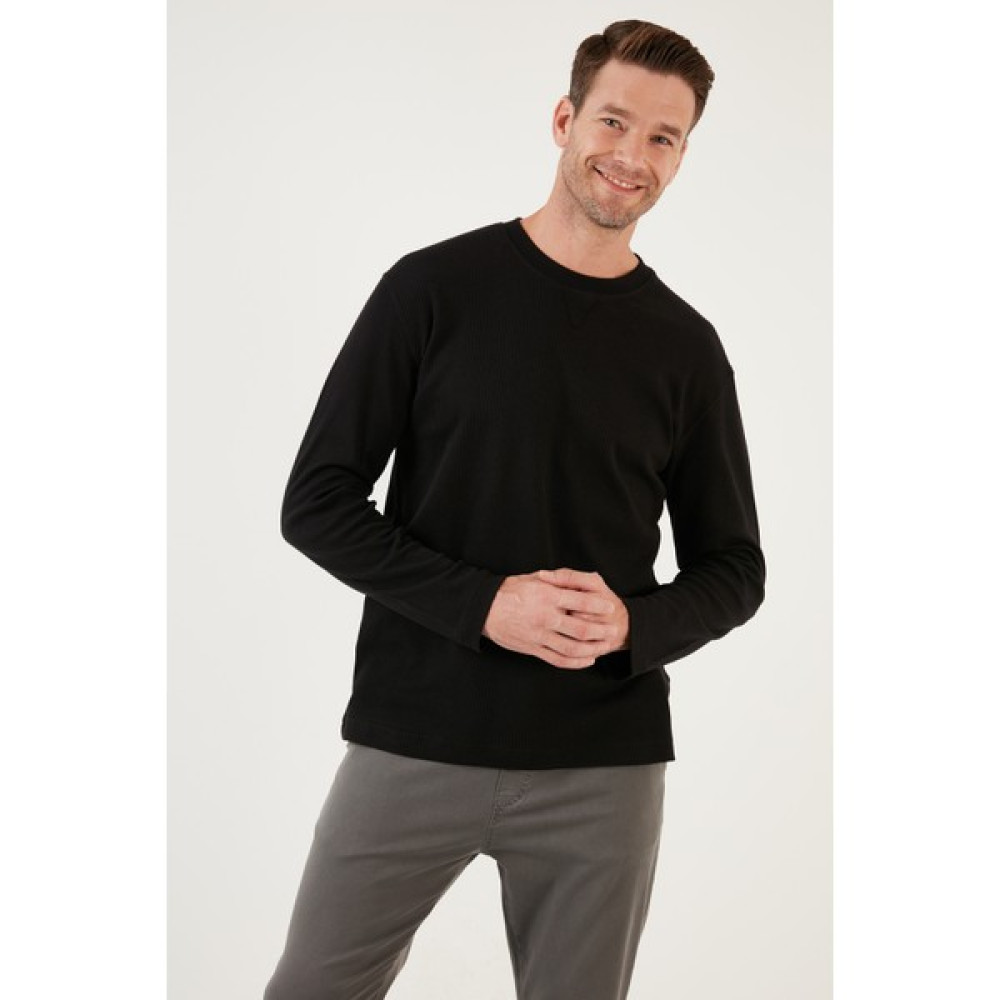 Buratti Pamuklu Bisiklet Yaka Regular Fit Sweat Erkek Sweat 5905503 Erkek Sweatshirt Fiyatı