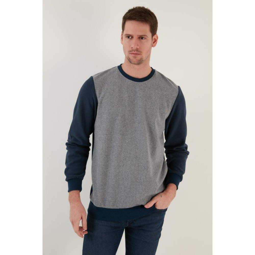 Buratti Pamuklu Regular Fit Bisiklet Yaka Sweat Erkek Sweat 5905041 Erkek Sweatshirt Fiyatı