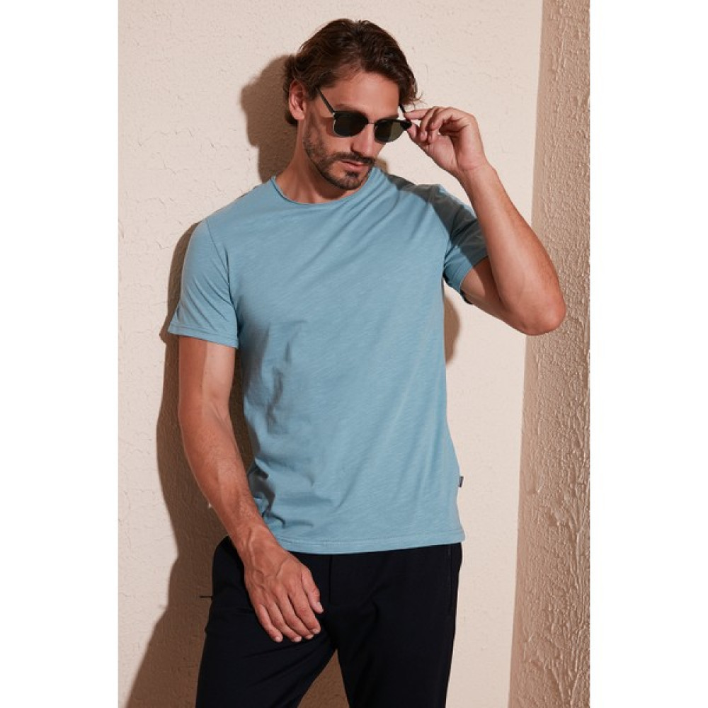Buratti Pamuklu Slim Fit Bisiklet Yaka T Shirt Erkek T Shirt 59020001 Erkek T-shirt Fiyatı