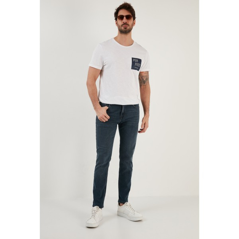 Buratti Pamuklu Yüksek Bel Slim Fit Dar Paça Jeans Erkek Kot Pantolon 3301M11TOKYO Erkek Jeans / Kot Pantolon Fiyatı