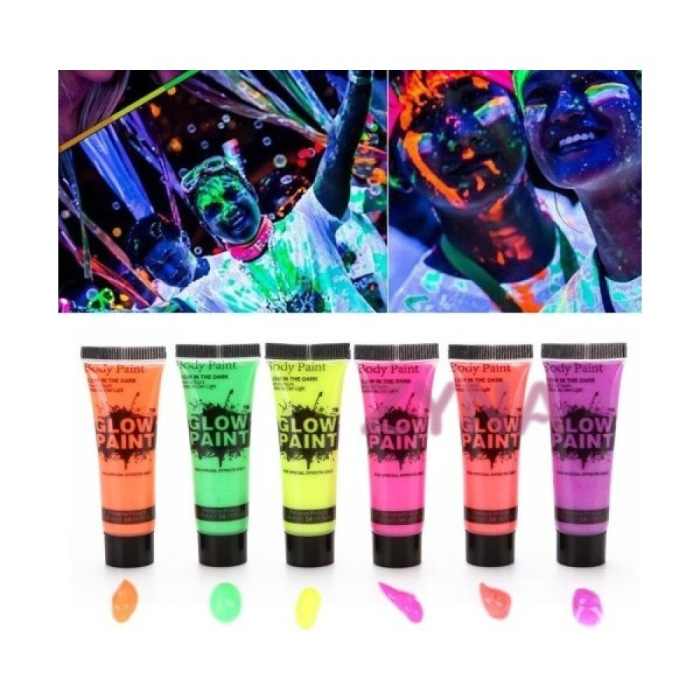 Burçak AllStore Neonlu Glow Parti Yüz Boyası 6 6 Adet Oto Boyaları Fiyatı