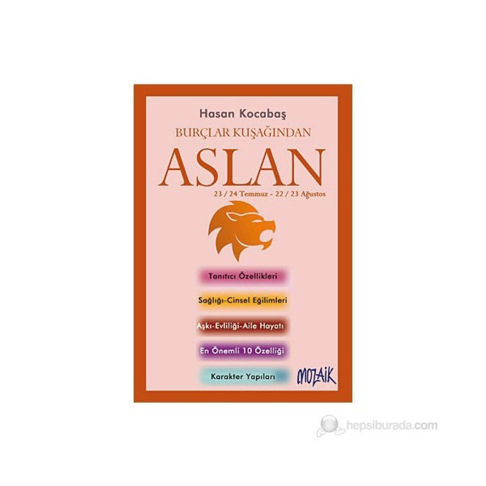 Burçlar: Aslan (Cep Boy) Astroloji - Fal - Rüya Tabirleri Fiyatı