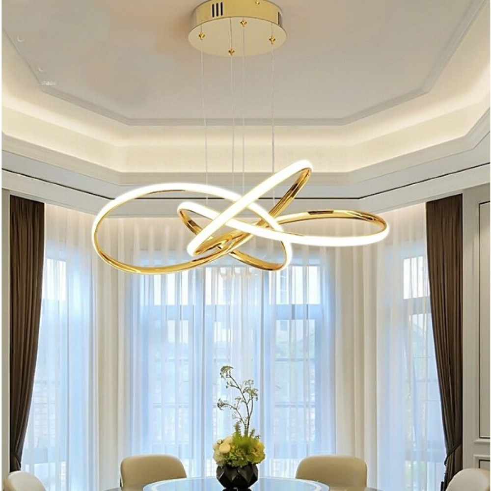 Burenze A+ Modern Sarkıt Power LED Avize Concept Ürün Beyaz Işık Gold Sarı 3 - 1'li Avize Fiyatı
