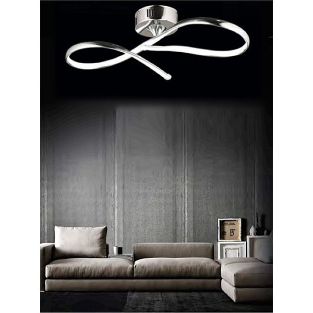 Burenze Modern Luxury Tasarım Plafonyer Led Avize Krom Burenze909-Ch - Sarı - 1'li Avize Fiyatı