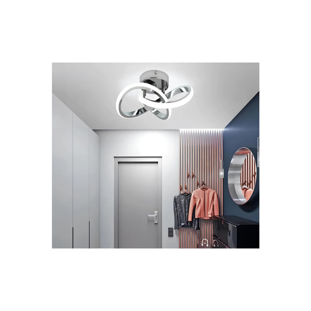 burenze Modern Plafonyer Tavan Tekli Avize Boomerang Led Avize Krom Ledli Avize Avize Fiyatı