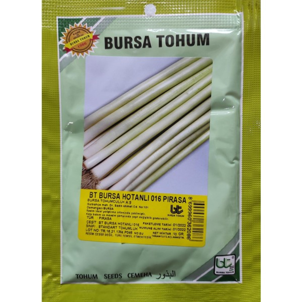 Burgen Tohum Hotanlı Uzun Bacak Pırasa Tohumu 10 gr Tohum Fiyatı
