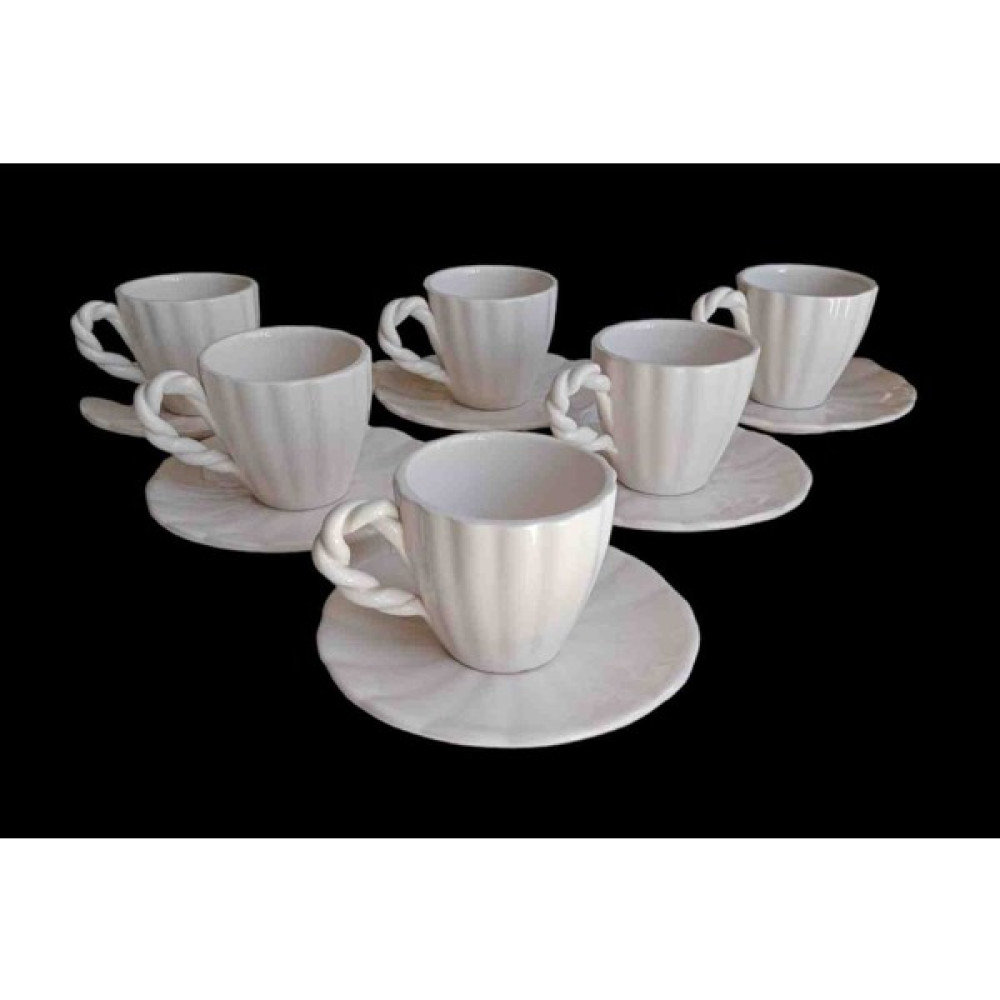 Burgu Kahve Fincan Takımı - 1 Adet - Renkli - 330 ml Fincan / Bardak / Kahve Takımı Fiyatı