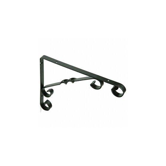 Burgulu Raf Altı Konsolu Siyah 200x300 mm
