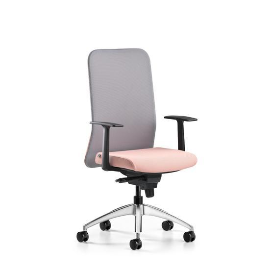 Bürotime Comfy Başlıklı Sabit Kol Krom Ayak Gri Somon Çalışma Koltuğu Ofis Çalışma Koltuğu Fiyatı