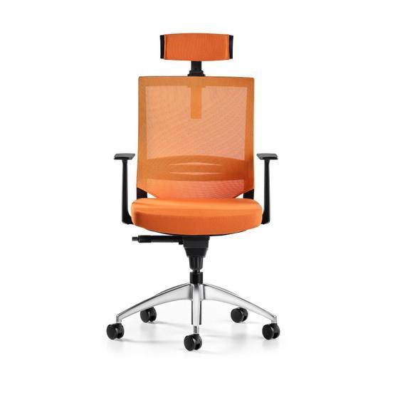 Bürotime Cozy Başlıklı Sabit T Kol Alüminyum Ayak Turuncu Çalışma Koltuğu Ofis Çalışma Koltuğu Fiyatı