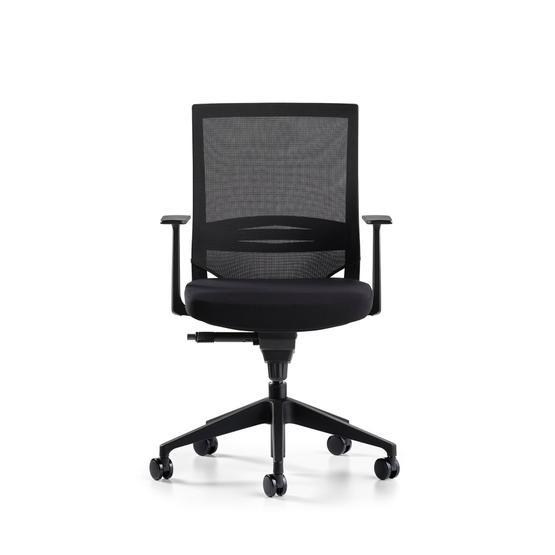 Bürotime Cozy Sabit T Kol Plastik Ayak Siyah Çalışma Koltuğu Ofis Çalışma Koltuğu Fiyatı