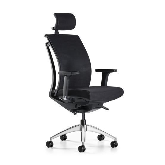 Bürotime Frame Döşeme Sırt ve Başlıklı Siyah Çalışma Koltuğu Ofis Çalışma Koltuğu Fiyatı