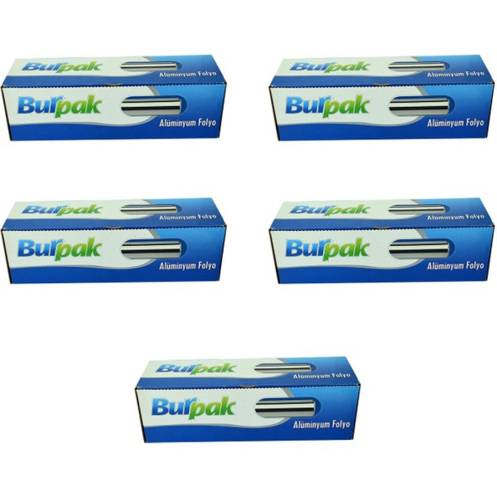 Burpak Alüminyum Folyo 30 cm x 100 Metre 10 Mikron 5 Paket Oto Boyaları Fiyatı