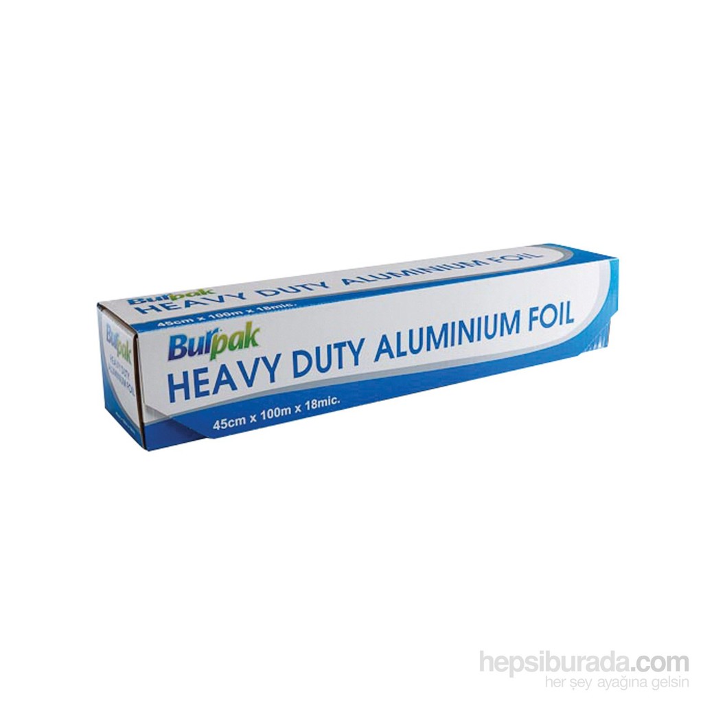 Burpak Heavy Duty Alüminyum Folyo 45cm x 100 m 17,5mic 1 Adet Diğer Fiyatı