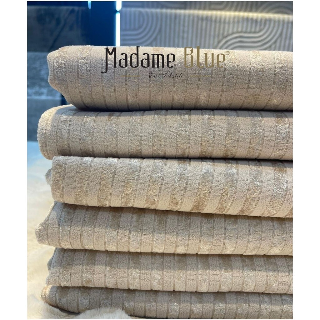 Bursa Çeyiz Bambu Çizgili Süngerli Kadife Kaymaz Çekyat Koltuk Örtüsü 170X210 cm Açık Vizon - 170 x 210 cm SSD / Solid State Drive Fiyatı