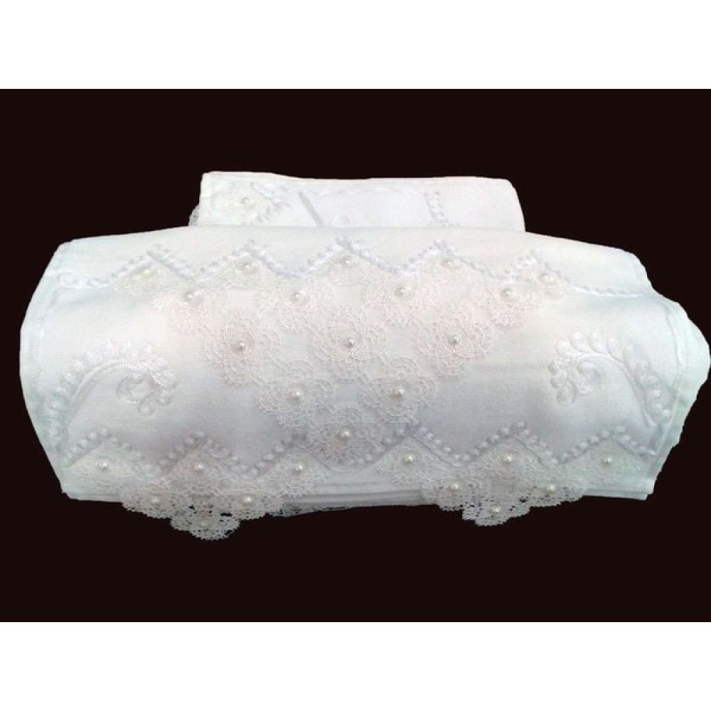 Bursa Hatırası 12'li Osmanlı Iğne Oyalı 50X90 Kadife Çeyizlik Havlu Krem Krem - Renkli - 50 x 90 cm El / Yüz Havlusu Fiyatı