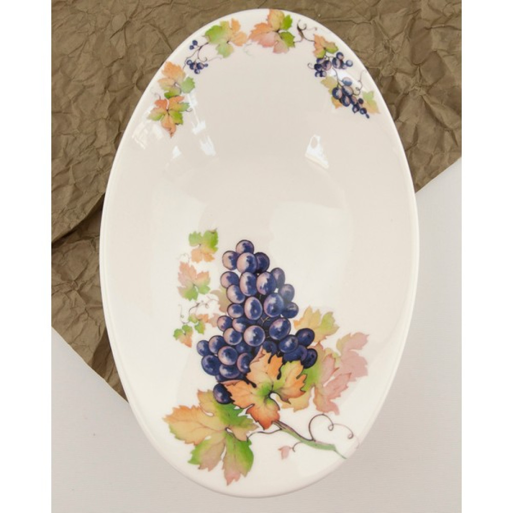 Bursa Porselen Dekor Grapes Salata/meyve Kasesi Kase Fiyatı
