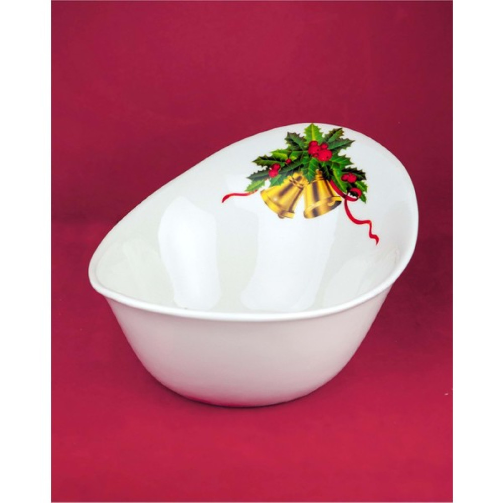 Bursa Porselen Dekor Jingle Bells Salata/Meyve Kasesi Kase Fiyatı