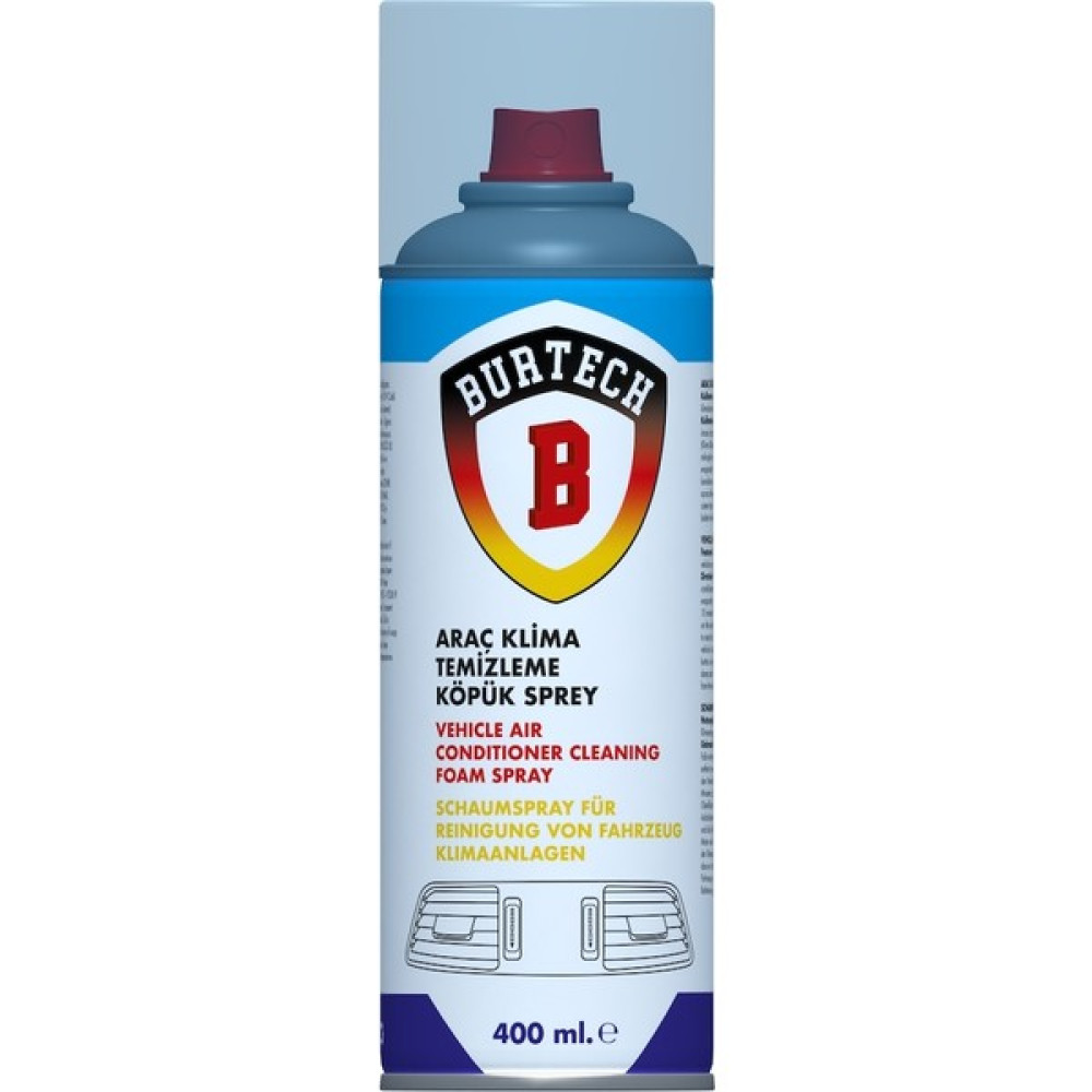 Burtech Araç Klima Temizleme Köpük Sprey 400 ml Fren Bakım Spreyi Fiyatı