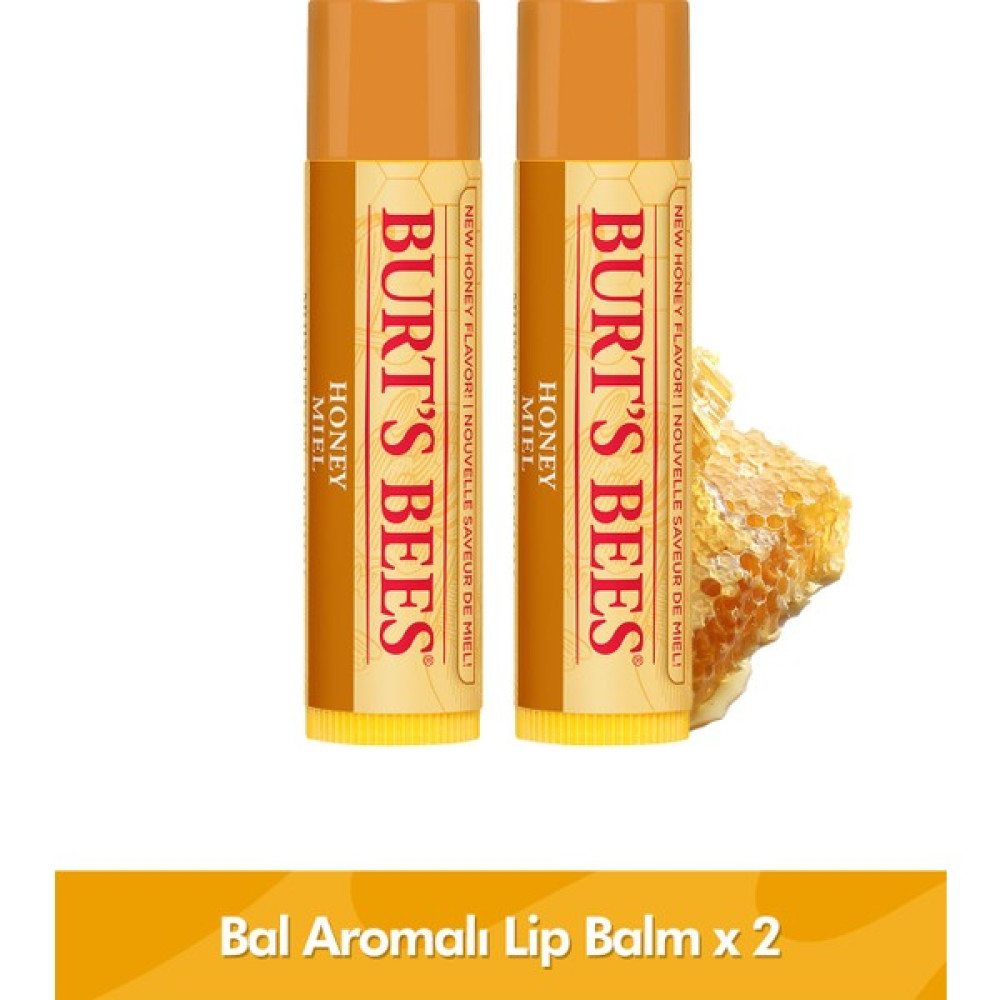 Burt's Bees Burts Bees  bal Aromalı Dudak Bakım Kremi Blister Ambalaj - Honey Lip Balm Blister 4,25 gr x 2 Adet Dudak Bakımı / Koruyucu Fiyatı