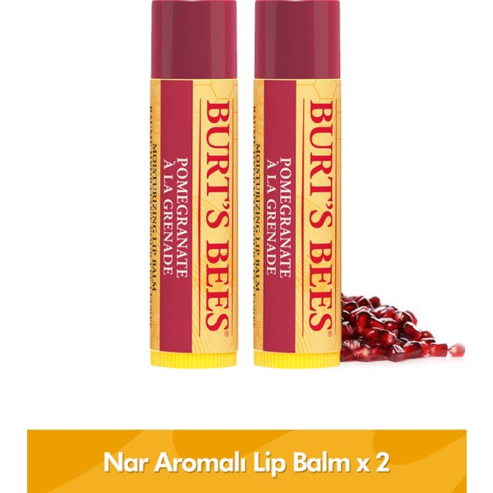 Burt's Bees Burts Bees Nar Aromalı Dudak Bakım Kremi Blister Ambalaj -Pomegranate Lip Balm Blister 4,25 gr x 2 Adet Dudak Bakımı / Koruyucu Fiyatı