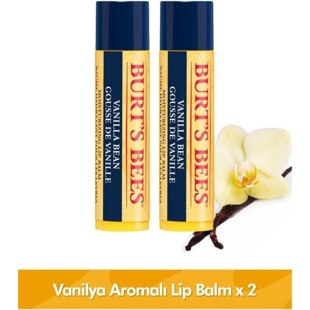 Burt's Bees Burts Bees Vanilya Aromalı Dudak Bakım Kremi - Vanilla Bean Lip Balm x 2 Adet Dudak Bakımı / Koruyucu Fiyatı