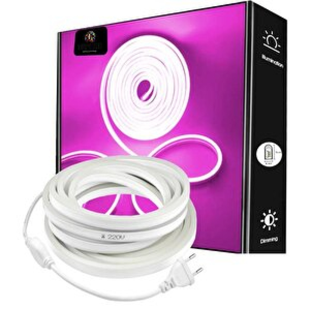 Burul Neon Şerit Led Pembe Işık 5 Metre Pembe Led Aydınlatmalar Fiyatı