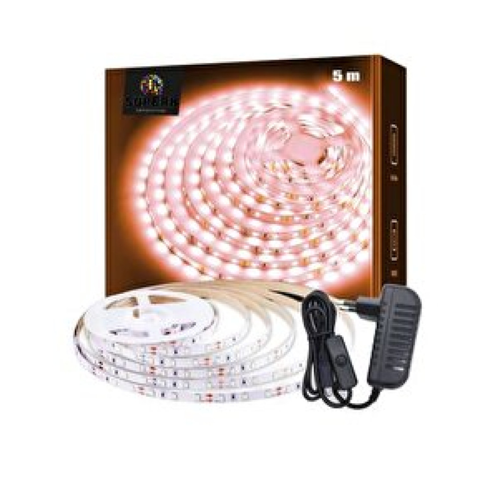 Burul Şerit Led Işık Aydınlatma Seti Aç/kapa Butonlu Amber 5 Metre Amber Led Aydınlatmalar Fiyatı