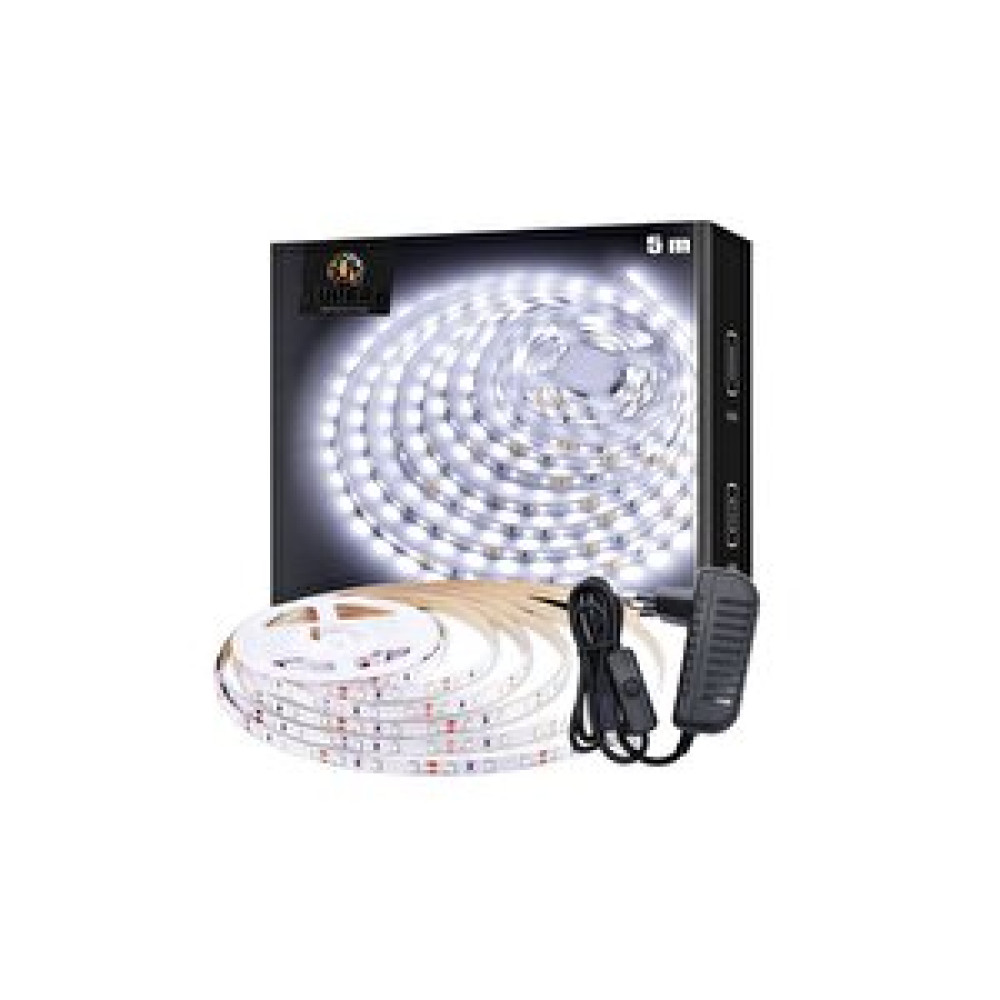 Burul Şerit Led Işık Aydınlatma Seti Aç/kapa Butonlu Beyaz 5 Metre Beyaz Led Aydınlatmalar Fiyatı