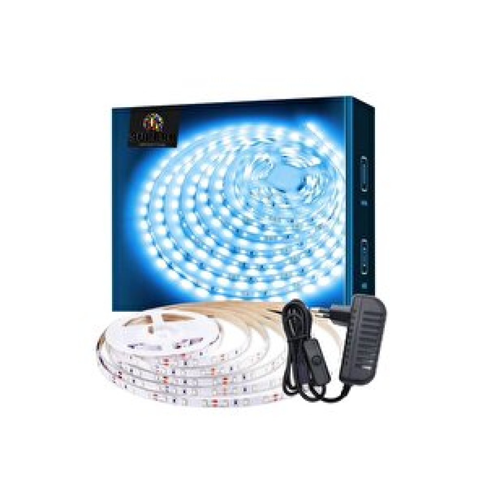 Burul Şerit Led Işık Aydınlatma Seti Aç/kapa Butonlu Mavi 2,5 Metre Mavi Led Aydınlatmalar Fiyatı