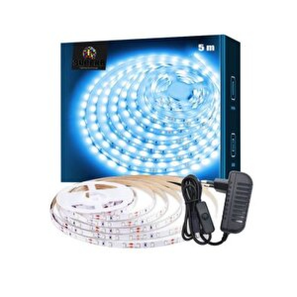 Burul Şerit Led Işık Aydınlatma Seti Aç/kapa Butonlu Mavi 5 Metre Mavi Led Aydınlatmalar Fiyatı