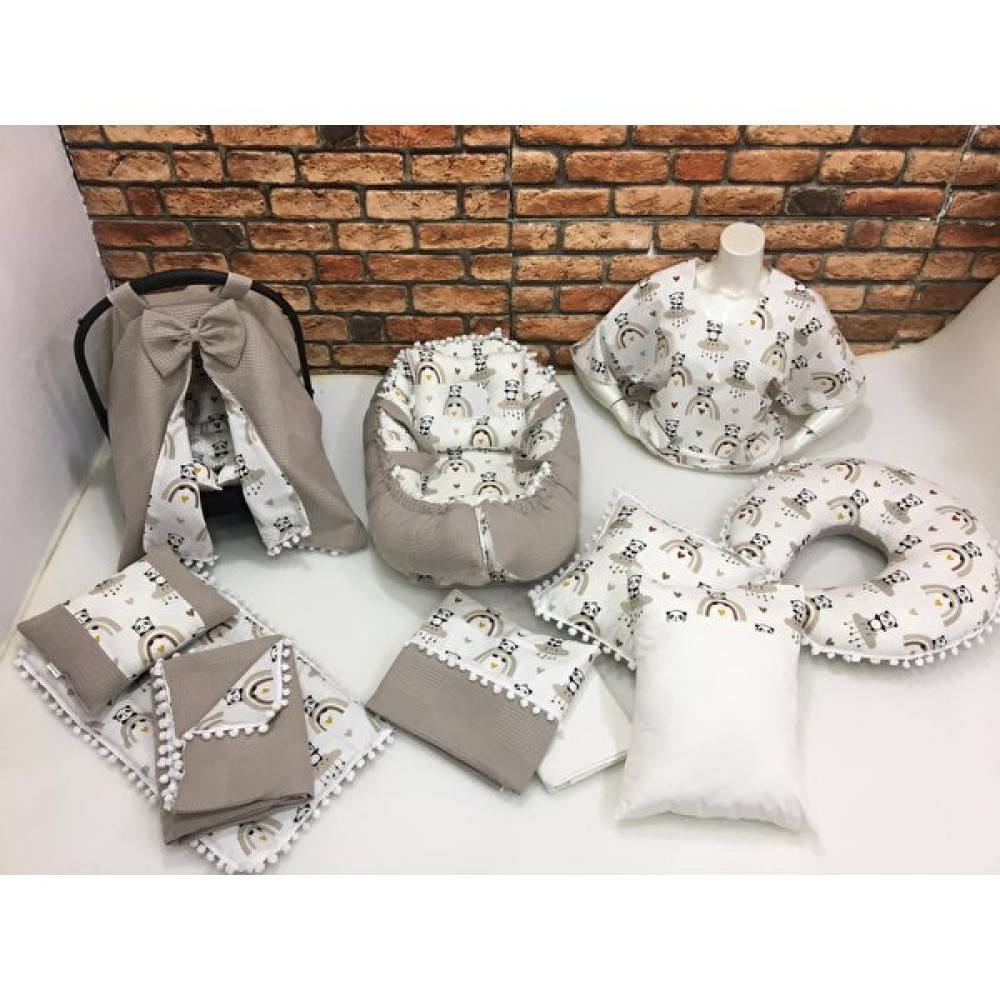 Buse Baby Home Kahverengi Çok Amaçlı Babynest , Puset Örtüsü ve Minderi , Alt Açma ve Battaniye, Nevresim Takımı 15'li Set Ana Kucağı ve Oto Koltuğu Fiyatı