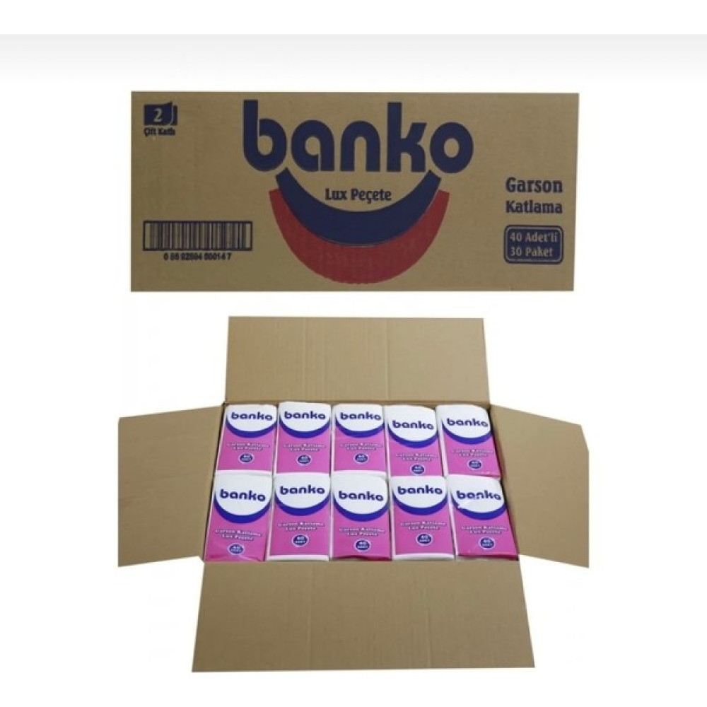 Buse Kağıt Banko Servis Peçete 33X24 cm 1/6 Garson Katlama 30*40 1.200 Adet Peçete Fiyatı
