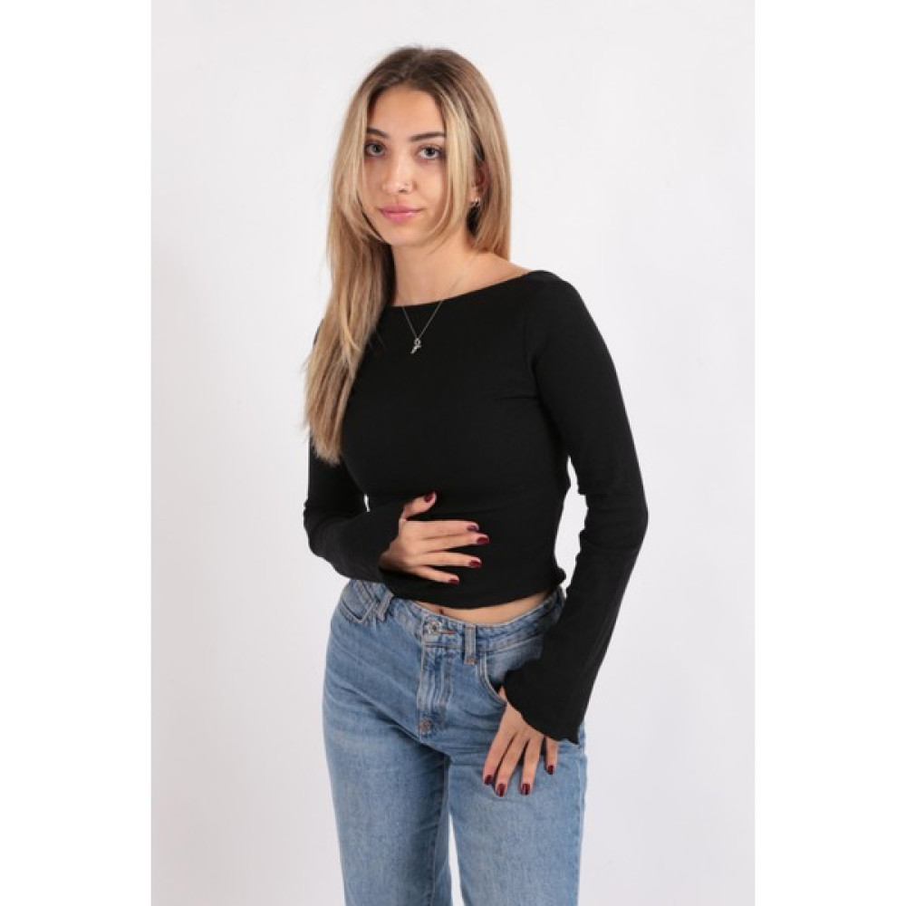 Busem W0010488-FW Kadın Sırt Dekolteli Bluz Bluz Fiyatı