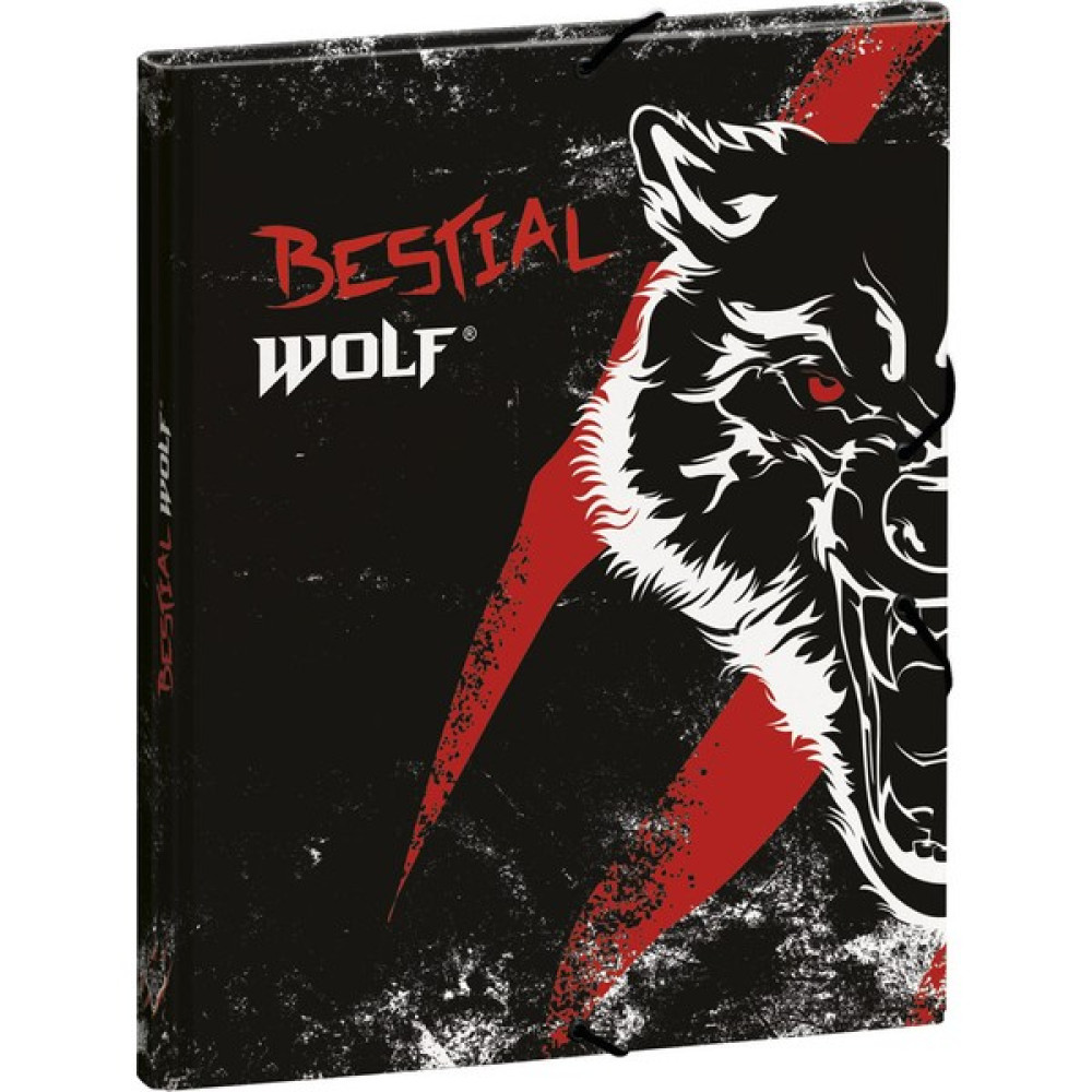 Busquets Bestial Wolf Sert Kapaklı Dosya 2001105370 Okul Çantası Fiyatı