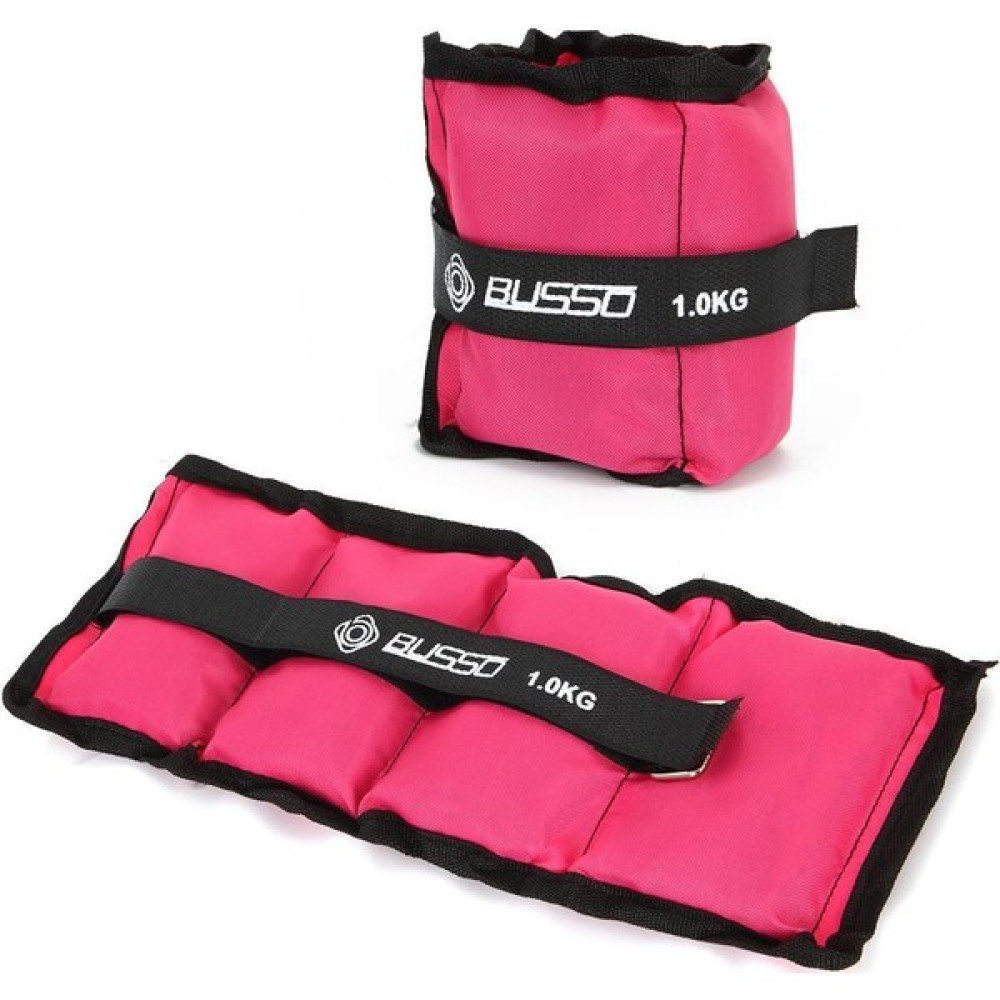 Busso BS31 El Ayak Ağırlığı Pembe 1 Kg*2 Adet Dambıllar & El / Ayak Ağırlıkları Fiyatı