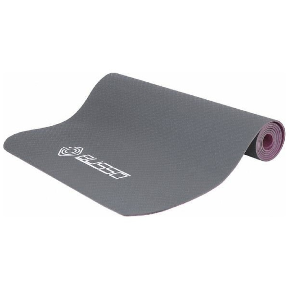 Busso BS703 Tpe Yoga Mat 173*61*0,6CM Gri-Pembe Pilates Minderi Fiyatı