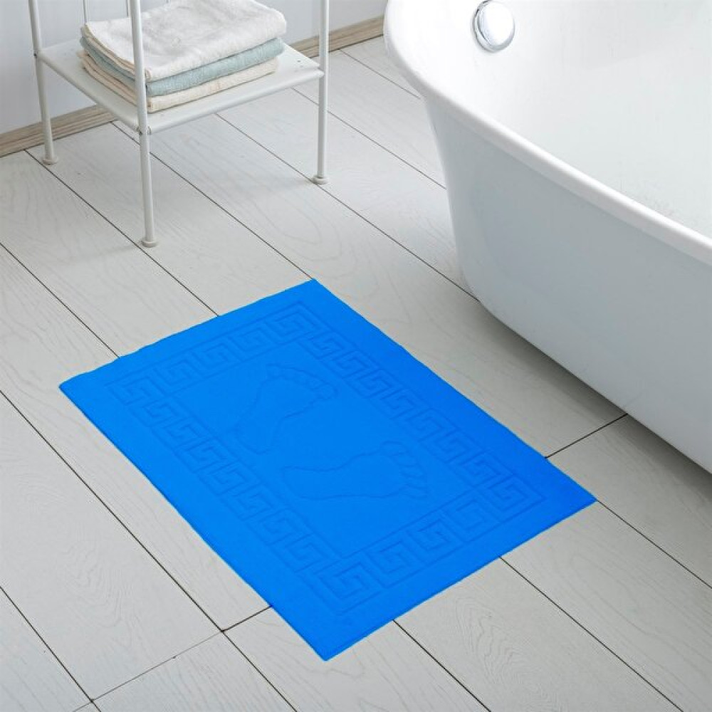 Buti Banyo Paspası Kaymaz Taban Ayak Izi Desenli 45X65 Cm 103424 - Mavi - 45 x 65 cm Klozet Takımı Fiyatı