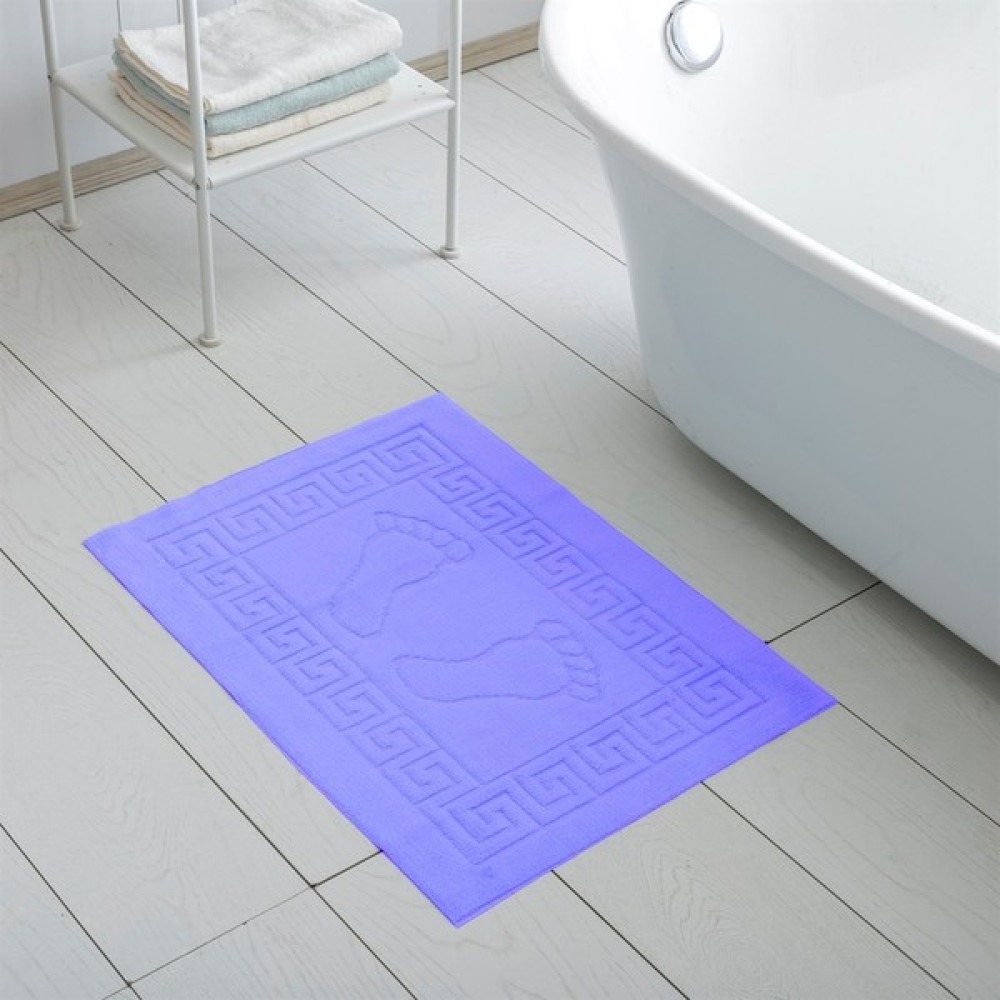 Buti Banyo Paspası Kaymaz Taban Ayak Izi Desenli 45X65 Cm 103424 - Mor - 45 x 65 cm Klozet Takımı Fiyatı