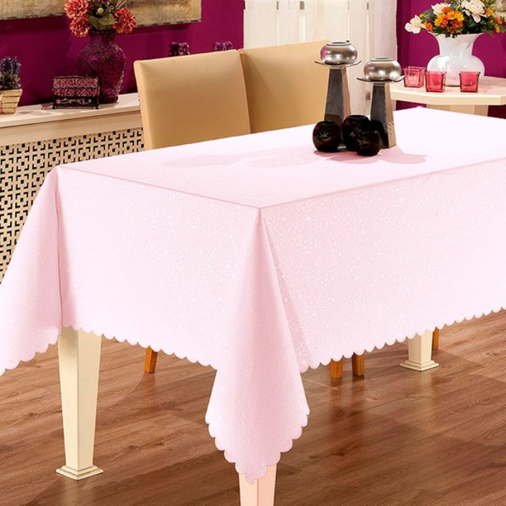 Buti Dertsiz Masa Örtüsü Leke Tutmaz Kumaş 110 X140 cm 106173 - Pembe - 110 x 140 cm Masa Örtüsü Fiyatı