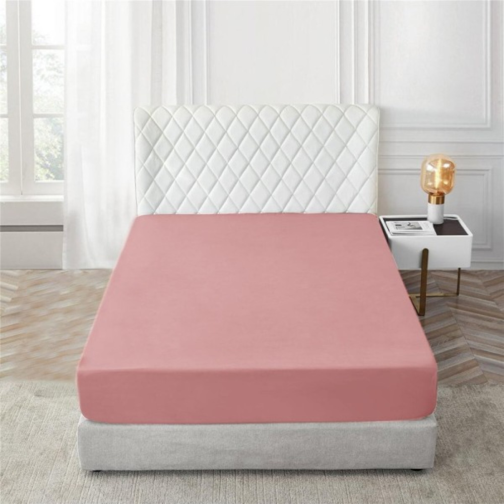 Buti Fitted Lastikli Kumaş Çarşaf Yastık Kılıflı Yatak Çarşafı Tek Kişilik 100 x 200 cm 100836 - 100*200 - Pembe Çarşaf Fiyatı